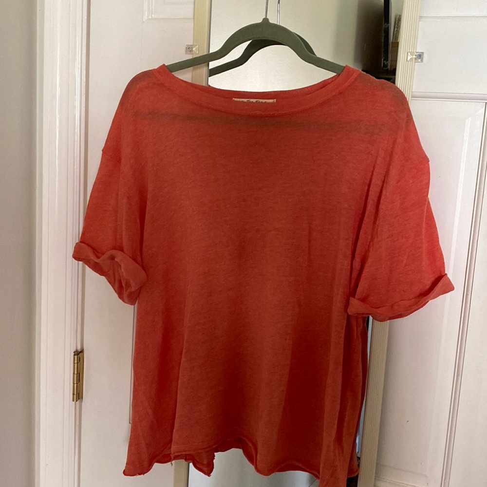WE THE FREE (Free People) Distressed T-shirt